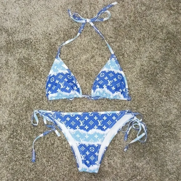 louis vuitton white bathing suit